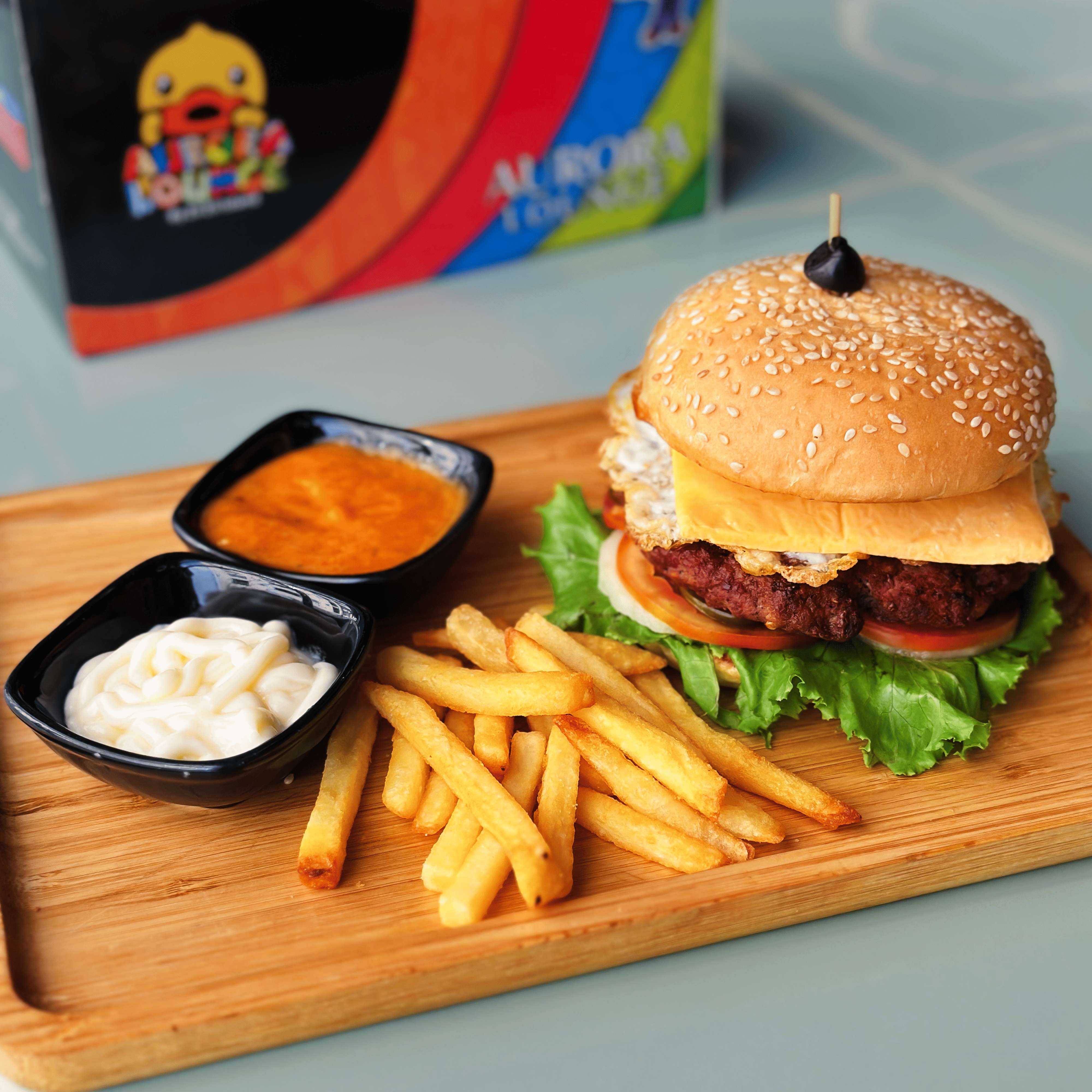 The Cowboy Burger - Zii Zii Island Menu The Cowboy Burger